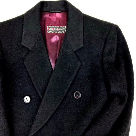 Yves Saint Laurent Other - Yves Saint Laurent Vintage YSL 100% Wool Long Coat